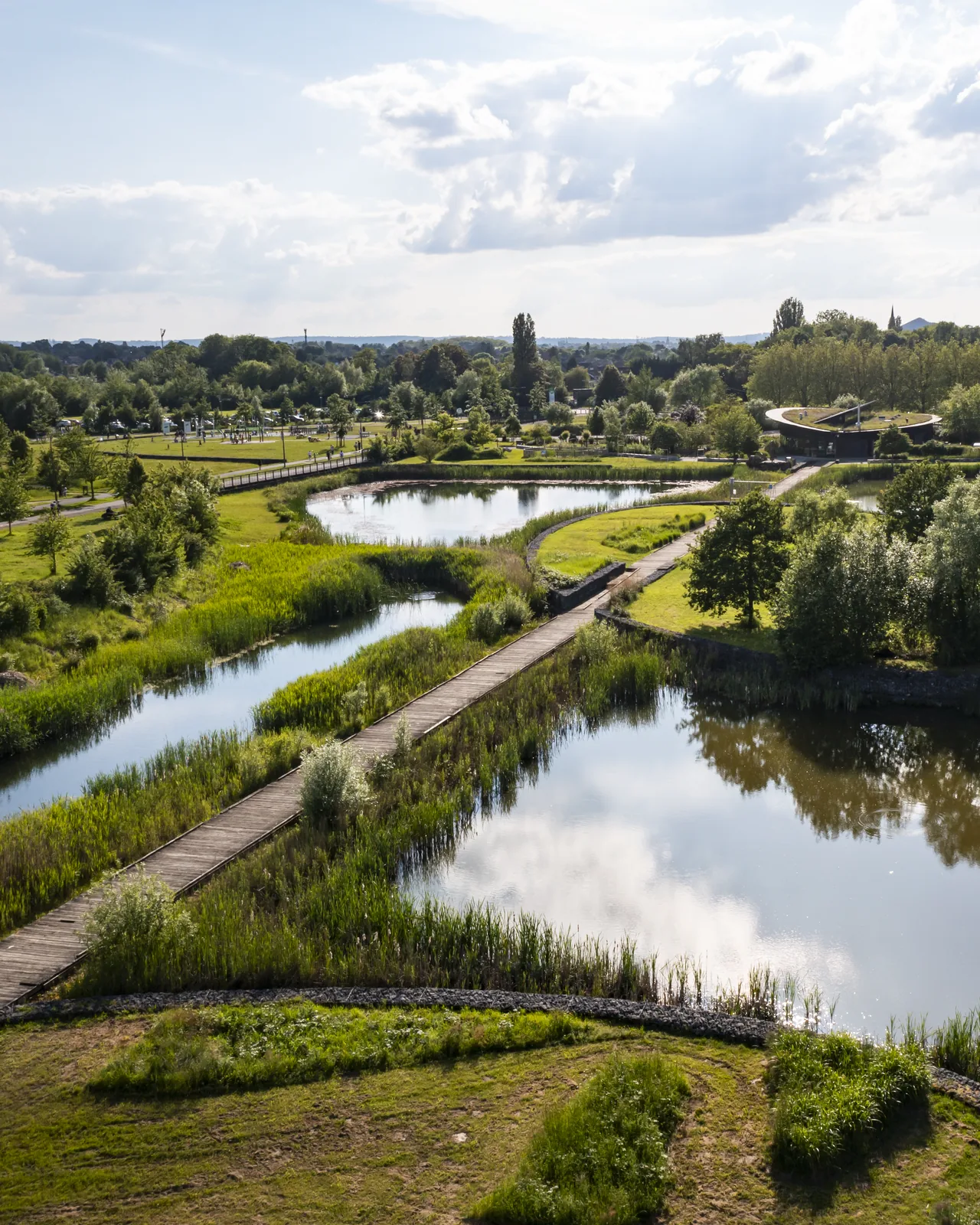 Zone d'intervention, bassin minier Hauts-de-France vue aérienne