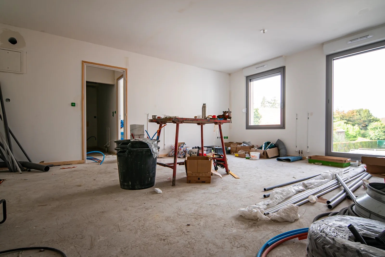 Reportage chantier, rénovation résidentielle en cours